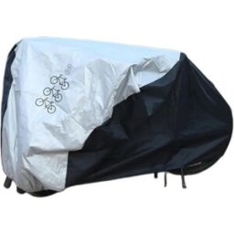 INF Housse VTT Argentée 190T Enduit PU Imperméable, Protection UV et Anti-poussière avec Ourlets Élastiques et Boucle Roue Avant