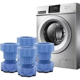 INF Coussinets anti-vibration pour pieds de machine à laver en caoutchouc 4 pièces