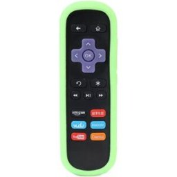 INF Housse de Télécommande en Silicone Compatible avec TCL Roku 280 Version Anglaise - Antichoc, Étanche, Antidérapante Vert