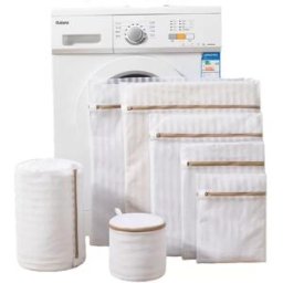 INF Ensemble de sacs à linge à motif ondulé 7 pièces