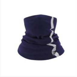 INF Cache-Cou Coupe-Vent Réfléchissant - Couvre-Visage Thermique en Polaire pour Hiver Bleu marine