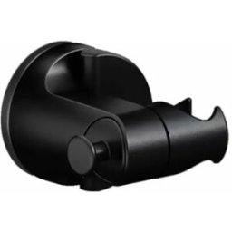 INF Support de pommeau de douche à ventouse - Noir obsidienne