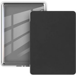 INF Étui de protection acrylique transparent avec fonction veille/réveil magnétique compatible avec Kindle Paperwhite 558 Le noir