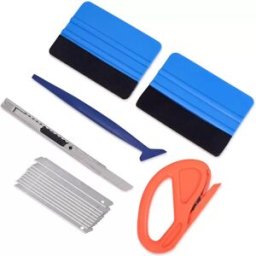 INF Kit d'outils de film de teinte pour vitres de voiture 15 pièces - Ensemble d'application professionnel compatible avec