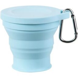 INF Gobelet pliable - 180 ml, portable et étanche Bleu