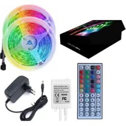 INF Kit de bandes lumineuses LED 10M avec télécommande et alimentation