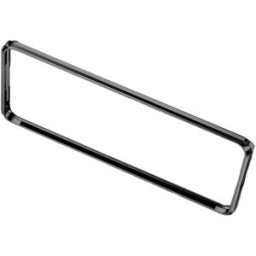 INF Coque Bumper en Alliage d'Aluminium pour iPhone 16 Plus Le noir