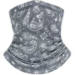 INF Lot de 2 masques moto : Tour de cou respirant, doux et polyvalent Gris