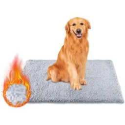 INF Coussin Chauffant Auto-Chauffant Lavable et Amovible pour Animaux - Tapis Thermique pour Chiens et Chats S