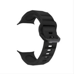 INF Bracelet en silicone pour Apple iWatch 9 M Le noir
