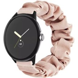 INF Bracelet Élastique en Tissu Compatible avec Google Pixel 2 - Confort et Style Rose