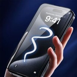 INF Lot de 3 protections d'écran en verre trempé avec applicateur anti-poussière compatible avec iPhone 12 Pro Max