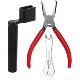 INF Pince à Frettes de Guitare 6 Pouces (Ensemble d'Outils de Guitare 3 Pièces)