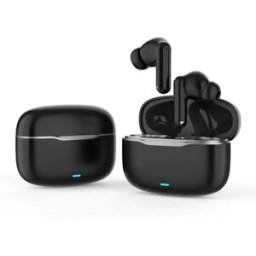 INF Écouteurs sans fil Bluetooth ANC+ENC à double micro, autonomie 4h, boîtier 230mAh Le noir