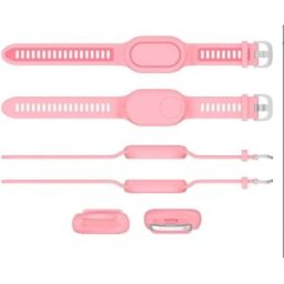 INF Sangle étanche en silicone compatible avec SAMSUNG Galaxy SmartTag2 – Protection, anti-poussière et résistance aux chutes, Rose