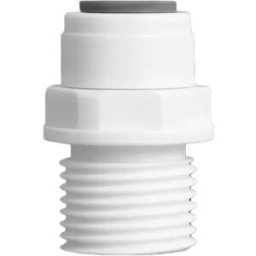 INF Ensemble de connecteurs rapides 10 pièces - Filetage mâle 1/2" vers 3/8" à emboîtement