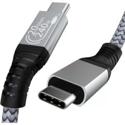 INF Câble USB C, câble USB 3.2 240 W, câble USB-C mâle 20 Gbit/s pour MacBook Pro 16 1 m