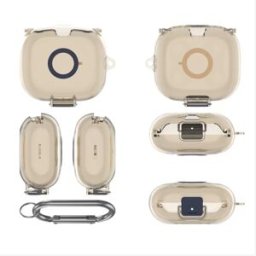 INF Étui de protection en TPU pour écouteurs Bluetooth de sport Beats Powerbeats Pro 2 - Protection intégrale Gris