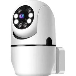 INF Caméra WiFi Plug-in : Vision Nocturne HD 360° à Double Source Lumineuse, Surveillance de Sécurité Intelligente