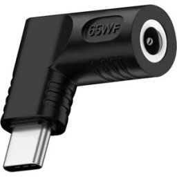 INF Adaptateur DC Femelle vers USB Type-C Mâle 65W - Convertisseur d'Alimentation PD