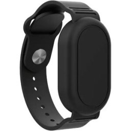 INF Bracelet de protection en silicone pour Galaxy SmartTag2 Le noir