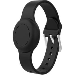 INF Étui de protection en silicone pour Apple AirTag Le noir