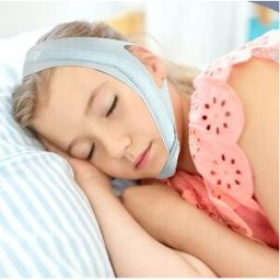 INF Sangle anti-ronflement en tissu avec support élastique