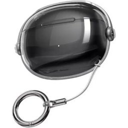 INF Étui de protection créatif compatible avec les écouteurs Bluetooth LolliPro3 - Antichoc, anti-poussière, avec support de Transparent + Noir