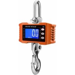 INF Balance de Grue Numérique 2000kg - Balance Suspendue Robuste avec Écran LCD, Alimentée par Batterie Orange