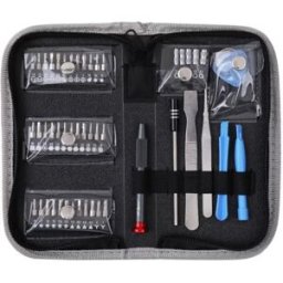 INF Kit de 49 pièces d'outils de réparation pour téléphones mobiles : Jeu de tournevis de précision pour l'électronique,
