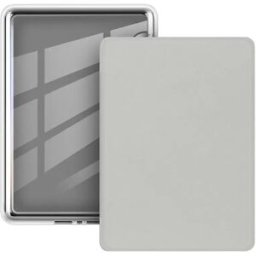 INF Étui de protection acrylique transparent avec fonction veille/réveil magnétique compatible avec Kindle Paperwhite 558 Gris