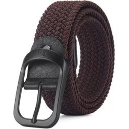 INF Ceinture Élastique Tissée pour Homme 105 cm Marron