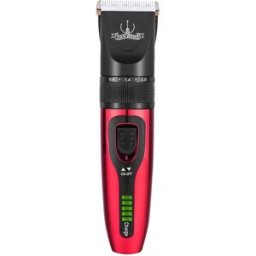 INF Tondeuse à cheveux rechargeable avec écran LCD, réglage micrométrique rotatif 5 niveaux, lame inox lavable amovible,