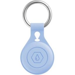INF Étui de protection en silicone pour Apple AirTag Bleu