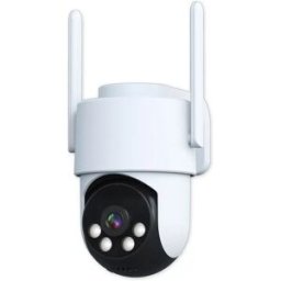 INF Caméra de sécurité PTZ extérieure 3MP - 2K Full HD, sans fil, étanche IP65
