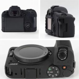 INF Étui de protection en silicone 1500D compatible avec Canon DSLR - Noir