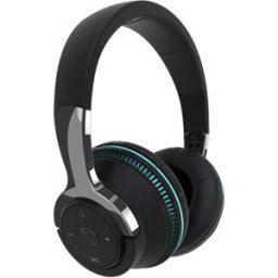 INF Casque Bluetooth circum-aural avec haut-parleurs 40mm, éclairage RGB respirant et 24 heures de lecture - compatible avec Le noir