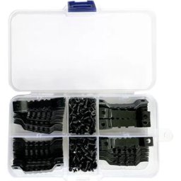 INF Kit de 100 crochets robustes en dents de scie pour tableaux