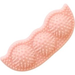 INF Jouet à mâcher pour chien en TPR en forme de pois pour la dentition et les soins dentaires Rose