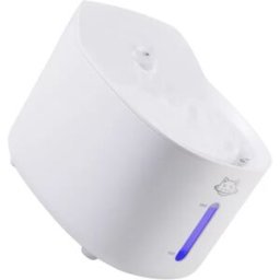 INF Fontaine à eau intelligente pour animaux de compagnie : Distributeur automatique avec filtre pour chats et petits chiens Blanc