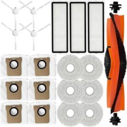 INF Kit d'accessoires aspirateur robot - compatible avec Xiaomi X20+ / X20 Plus / X10+ / X10 Plus - Brosse principale, 3