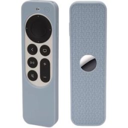 INF Étui de protection en silicone pour télécommande Apple TV 4K Bleu