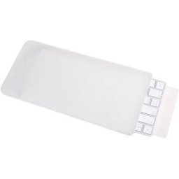 INF Étui de rangement en cuir PU pour clavier magique - Noir Blanc