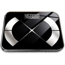 INF Pèse-personne numérique rechargeable avec batterie intégrée Type-C 300mAH, écran LCD rétroéclairé, Bluetooth 4.0, précision