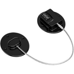 INF Serrure de réfrigérateur à code sans perçage - Ovale étendue 30cm pour la sécurité des enfants Le noir