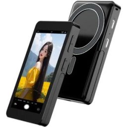 INF Dispositif de mise en miroir de téléphone à écran tactile : idéal pour les selfies et la diffusion en direct Le noir