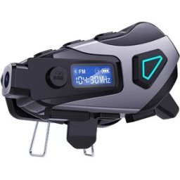 INF Casque Moto Bluetooth avec Micro Rigide, DVR et Radio FM - Communication Claire et Sécurisée