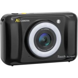 INF Appareil Photo Numérique HD DC320AI avec Écran Tactile, Double Objectif et Filtres de Beauté