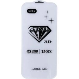 INF Protection d'écran en verre trempé 3D diamant anti-espion et anti-poussière compatible avec iPhone 15 Pro Max (lot de 2)