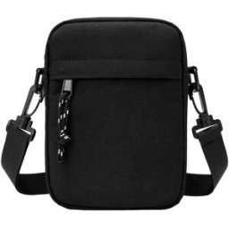 INF Sac à bandoulière pour téléphone portable pour homme - Léger et élégant Le noir